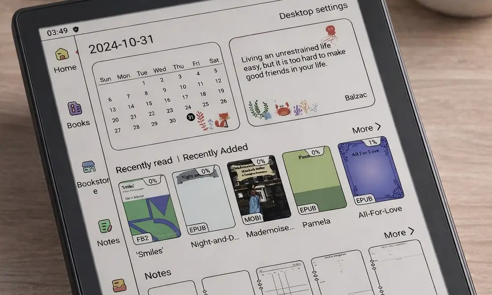 Meebook M8C E-Reader Kaleido 3 Display