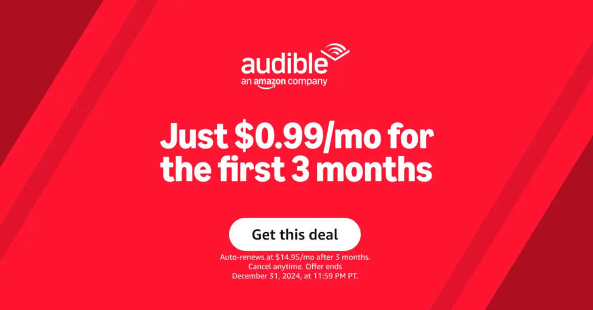 Audible Premium Plus Deal