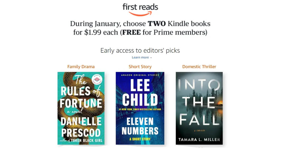 Free Prime Ebooks